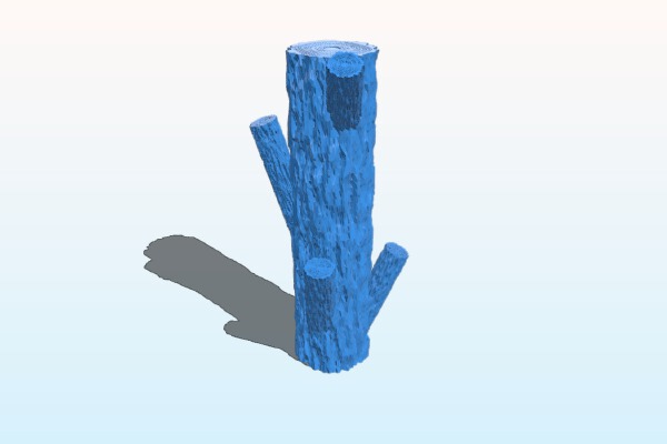 remixed log for snake | 3d print model