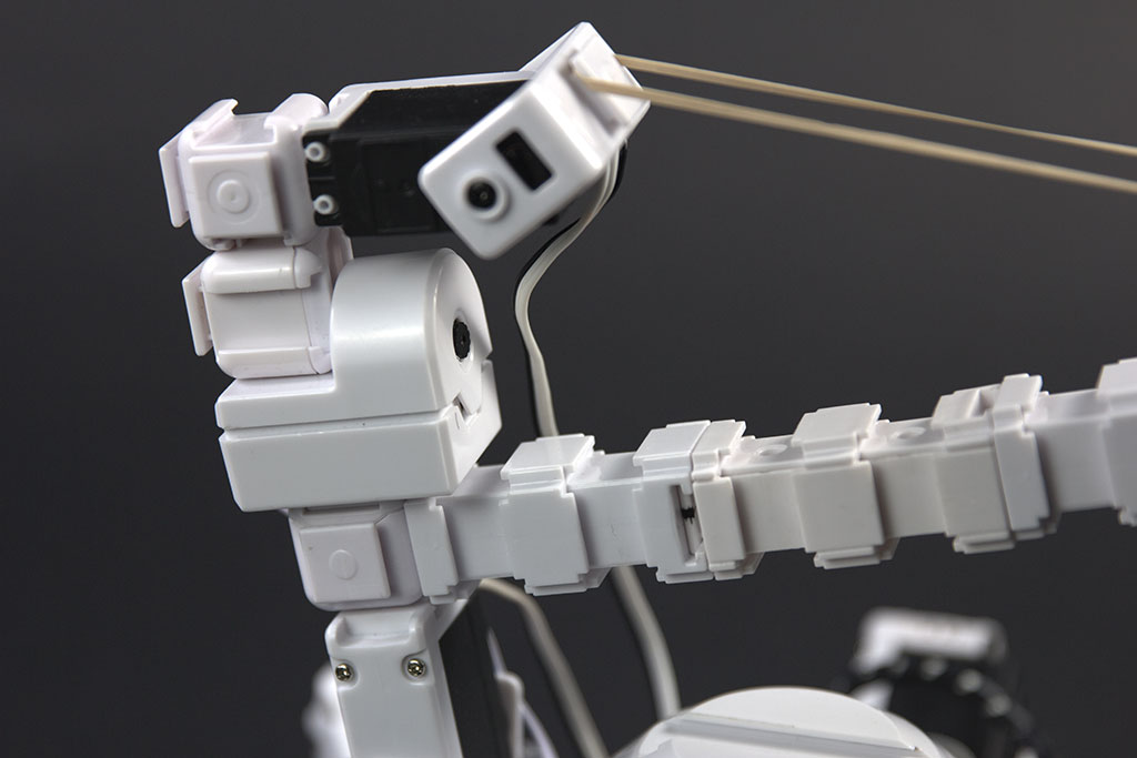 Hexapod with Elastic Band Shooting Turret