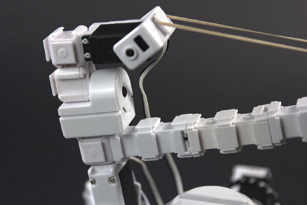 Hexapod with Elastic Band Shooting Turret | 3d print model