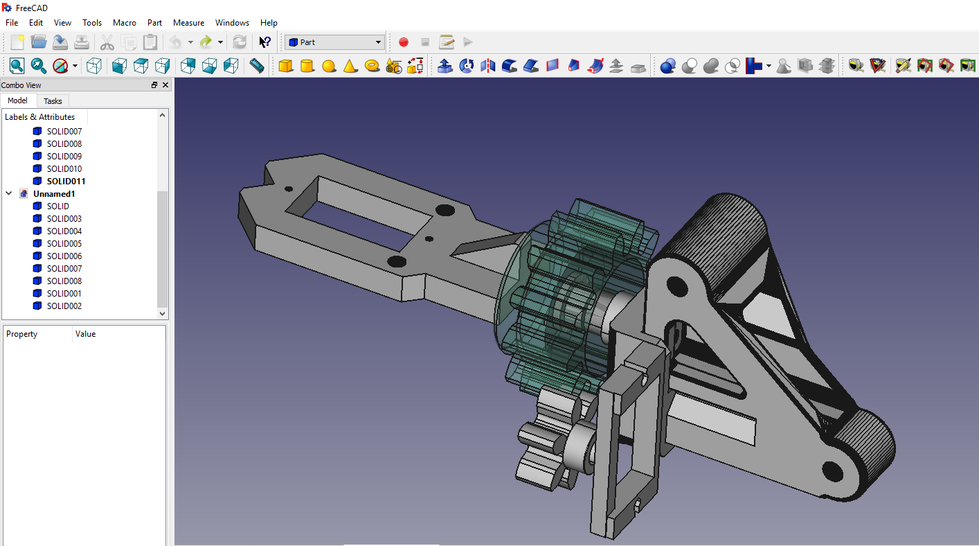 Simple rotating end effector for EEEZYbotARM big