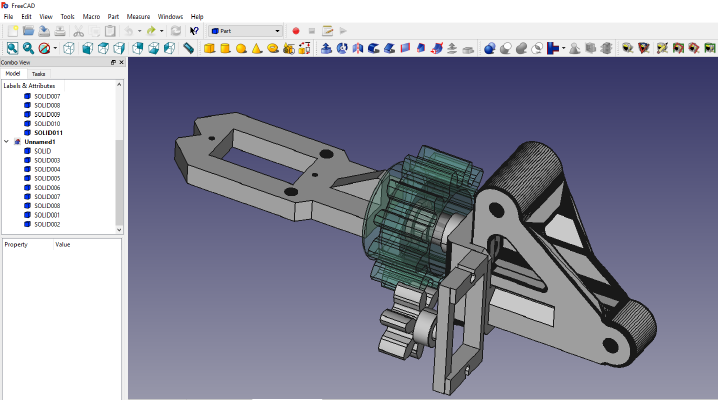Simple rotating end effector for EEEZYbotARM big | 3d print model