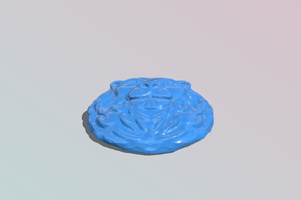 Lion keychain | 3d print model