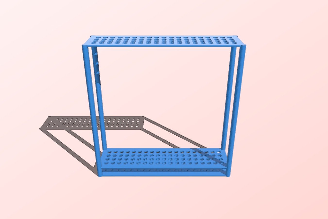 Hobby stick painting rack