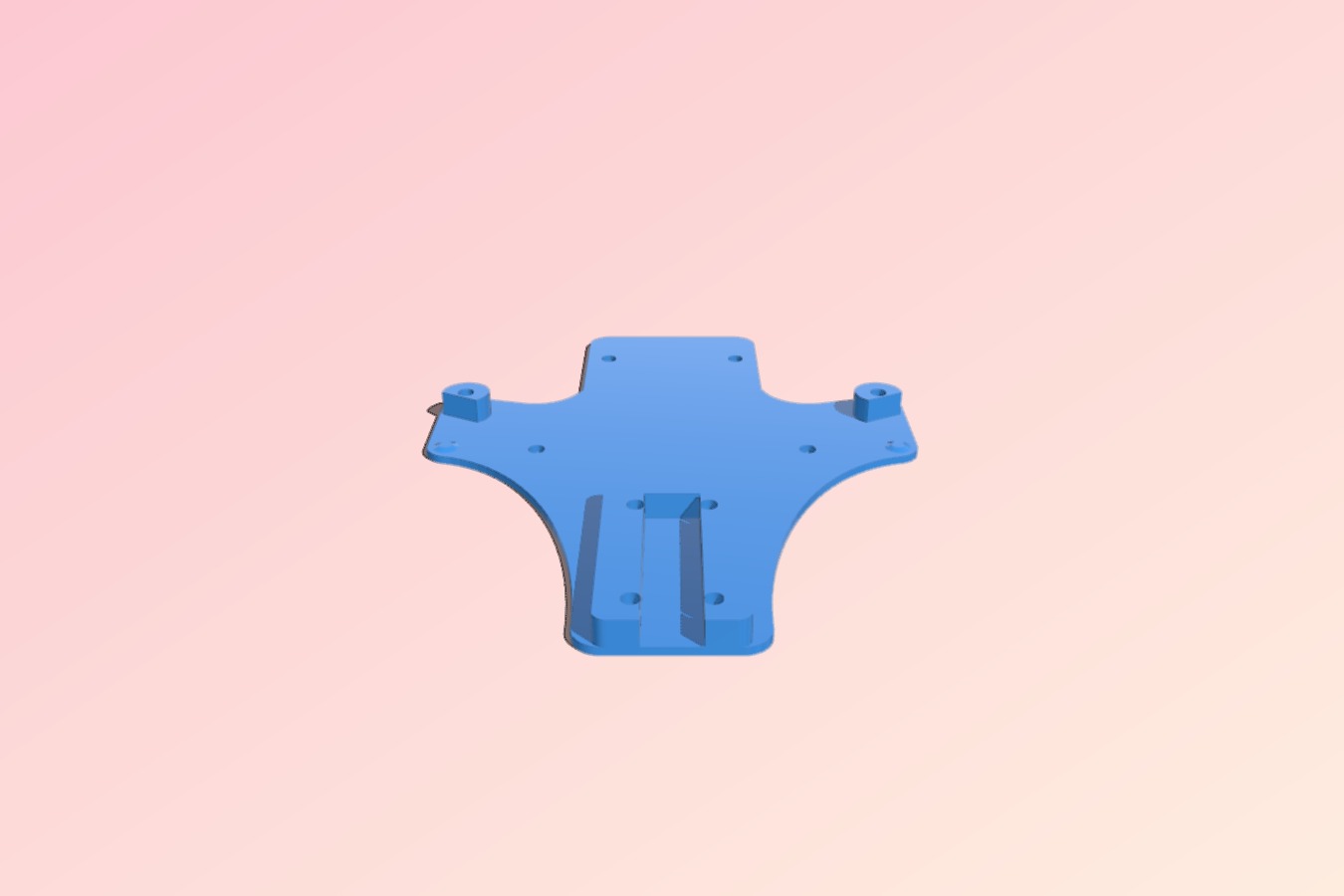 Revised Tricopter body