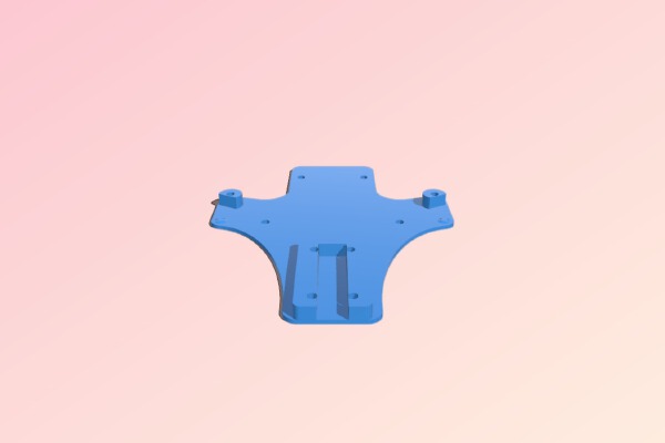 Revised Tricopter body | 3d print model