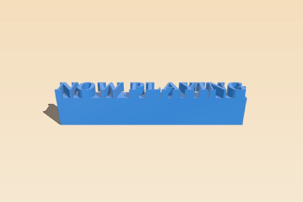 Now Playing Record Album holder Display | 3d print model