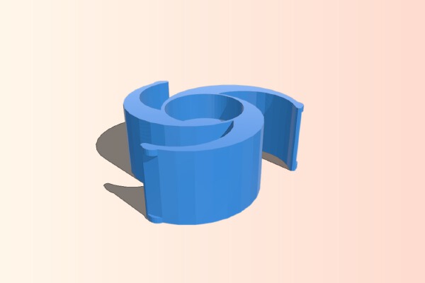 spool hub adapter with bearing | 3d print model