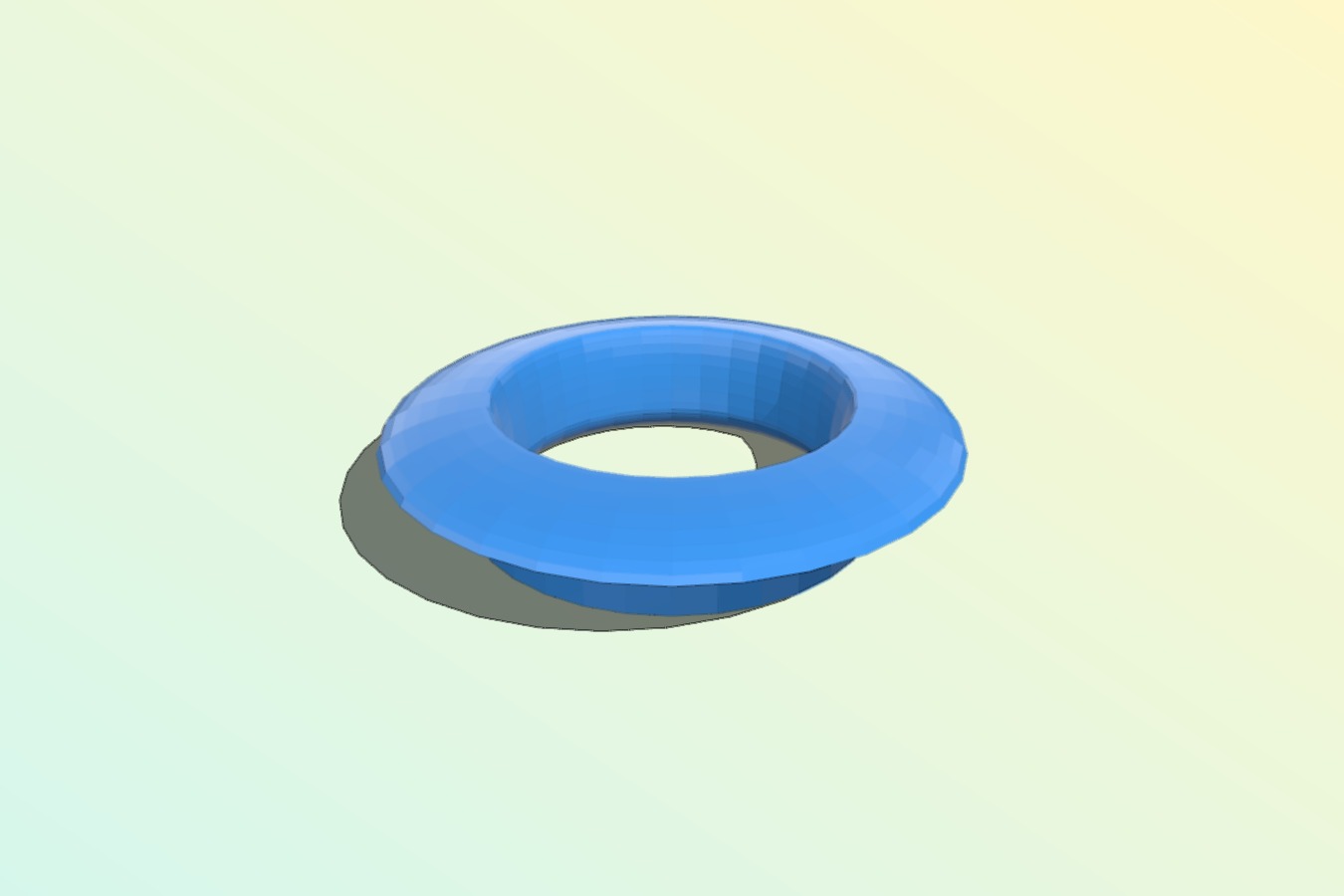 Patio Table Glass Center Grommet