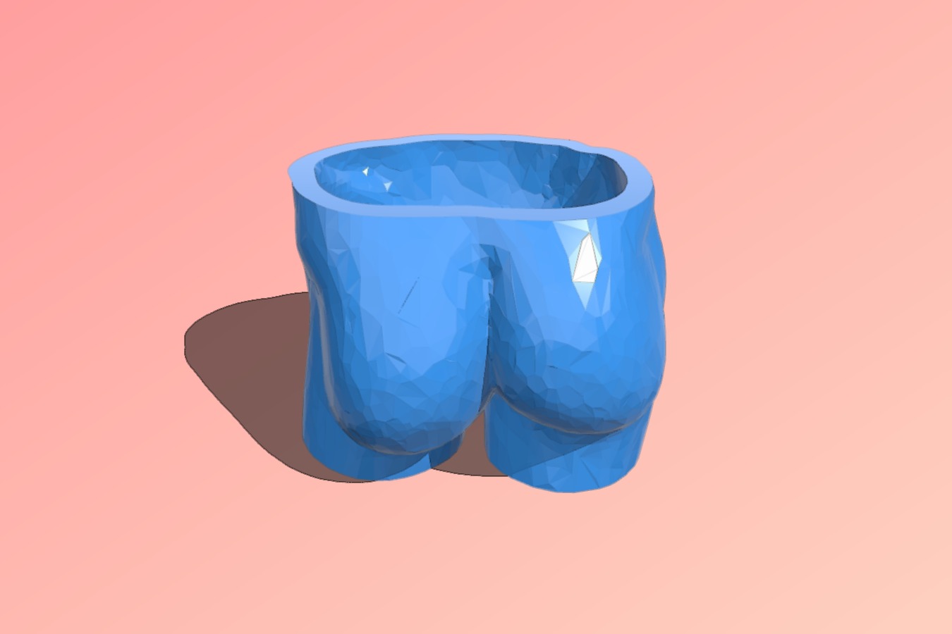 Flowerpot Male Butt