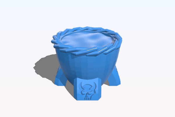 Tomb of Horrors Cauldron #3 for 28mm RPG Gaming | 3d print model