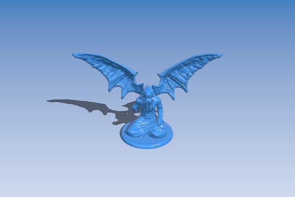 Winged Cthulhu | 3d print model
