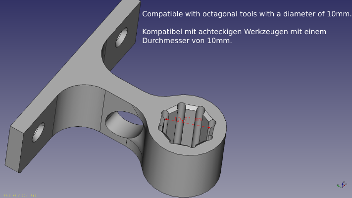 Rennsteig centre punch compatible wall mount | 3d print model