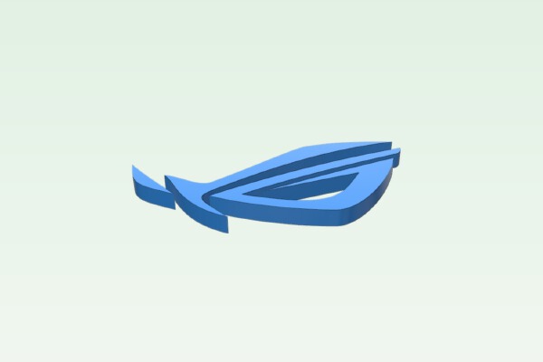 Logo de Asus ROG | 3d print model