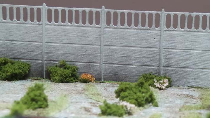 Old concrete fence 1:43 | 3d print model