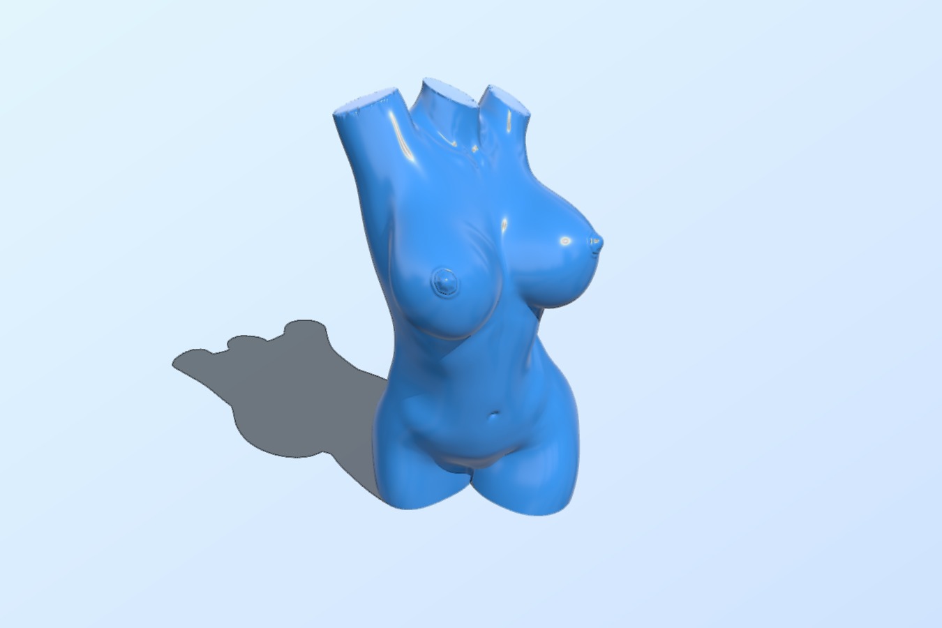 Sexy Nude Woman Body Sculpture [NSFW]