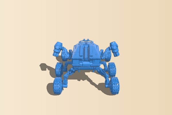 Elite Dangerous, Scarab Surface Recon Vehicle | 3d print model