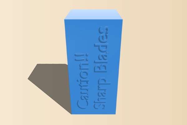 Safety Razor Disposal Box (Blade Vault) | 3d print model