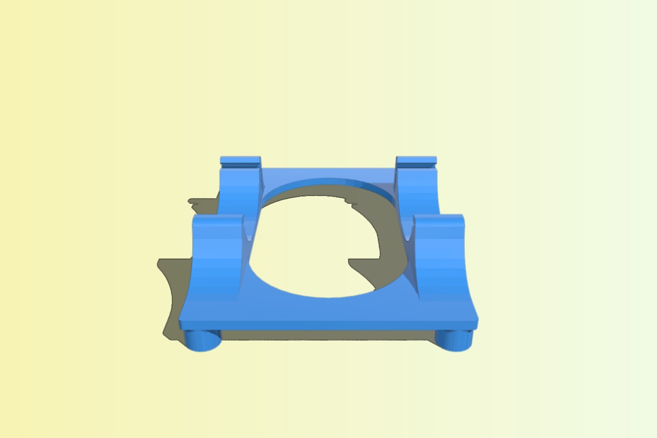 4 Relay modul DIN rail holder