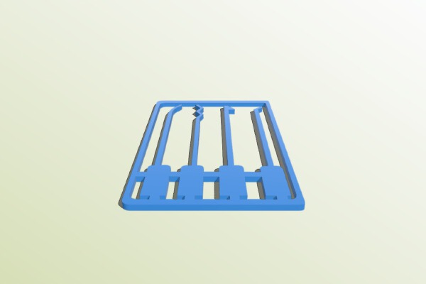 Lock Pick card | 3d print model