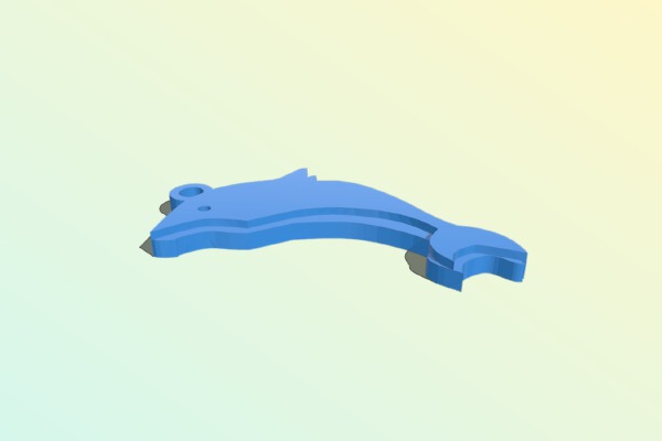 El Tinglado Educativo. Dolphin | 3d print model