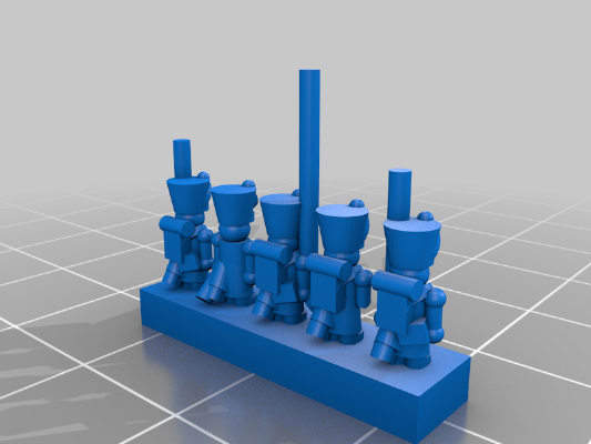 6mm Napoleonic French | 3d print model