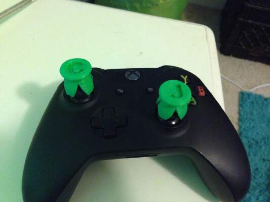 Xbox One Thumbstick Extensions: Letters | 3d print model