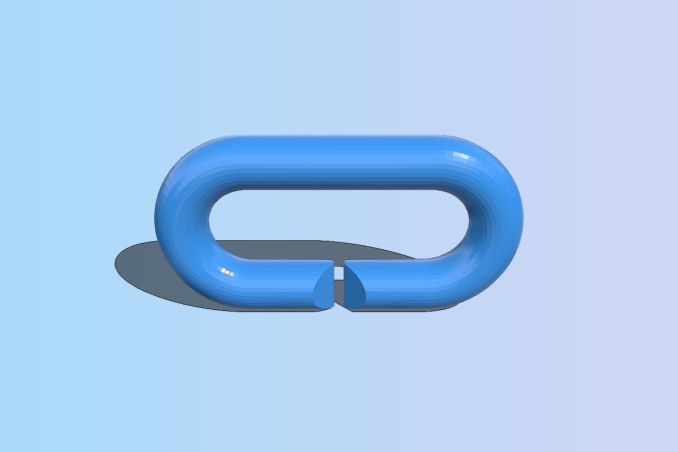 Interlocking chain link