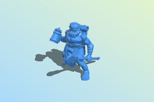 Drunk Dwarf | 3d print model
