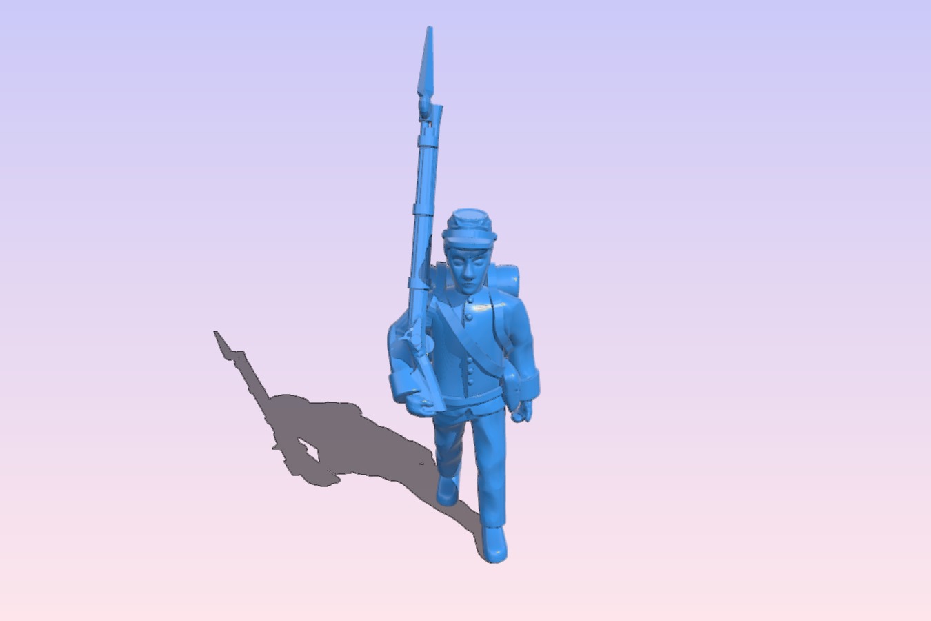 American Civil War militia, 28mm ( read description )