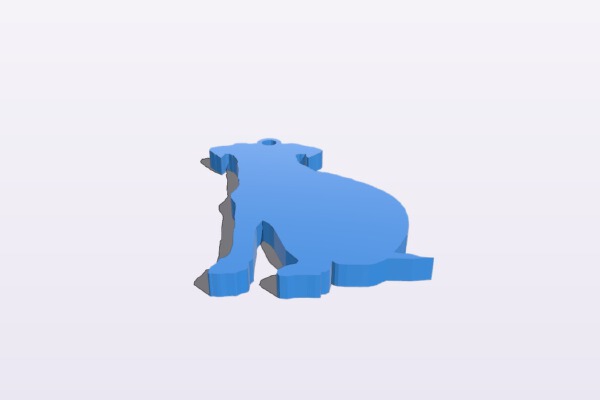 Cane Pinolo Portachiavi Dog | 3d print model