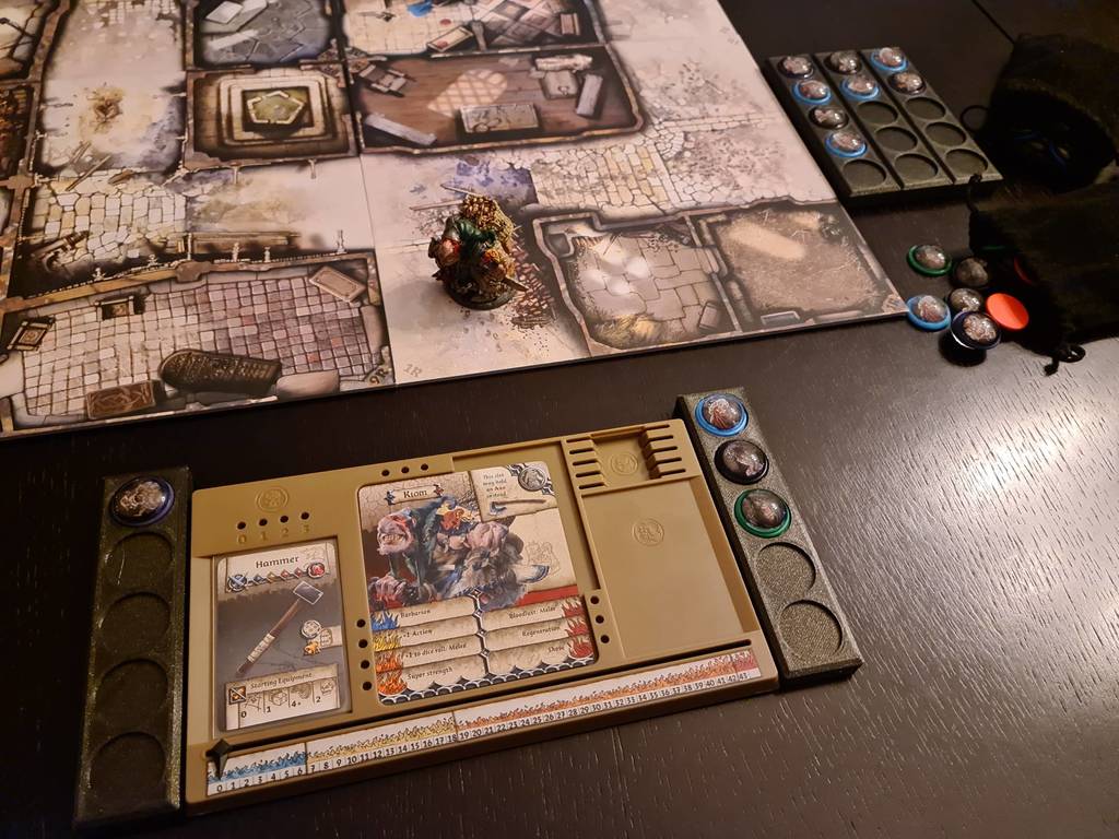 Zombicide Black Plague - NPC Token Board