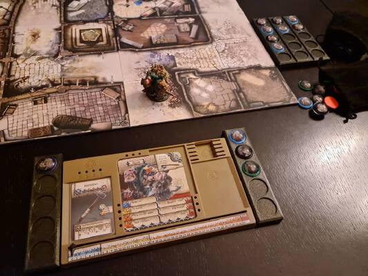 Zombicide Black Plague - NPC Token Board | 3d print model