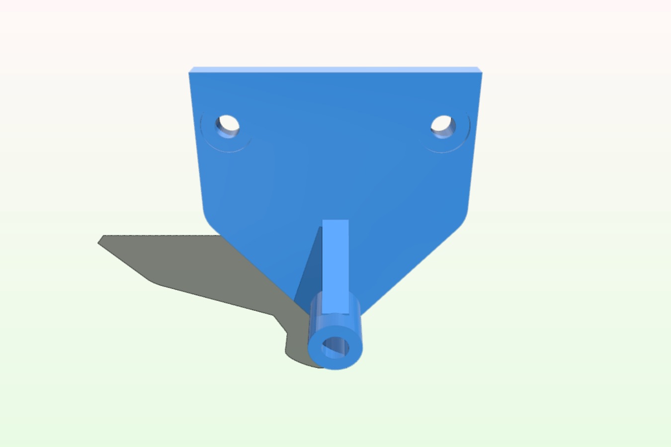 Mendel simplified power supply mount for Alloy Mendel