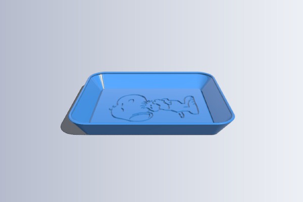 Snoopy Tray | 3d print model