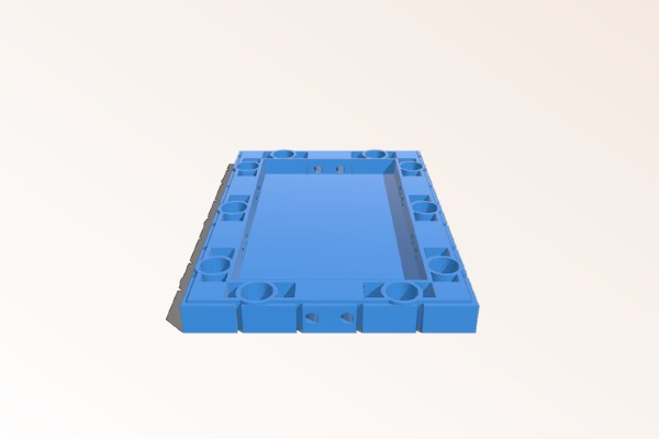 OpenForge 2.0 Cut Stone Base (Enclosed Bottom) | 3d print model