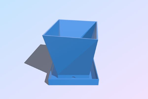 Scaled Twister Flower Pot | 3d print model