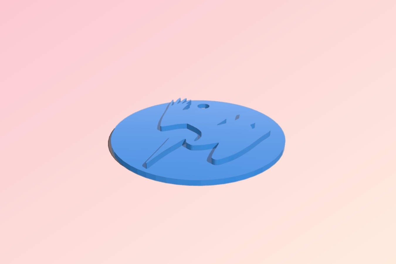 Diving Pelican ornament