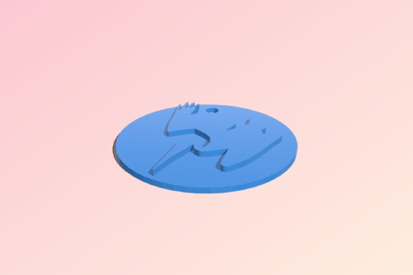 Diving Pelican ornament | 3d print model