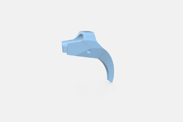 gun handle | 3d print model