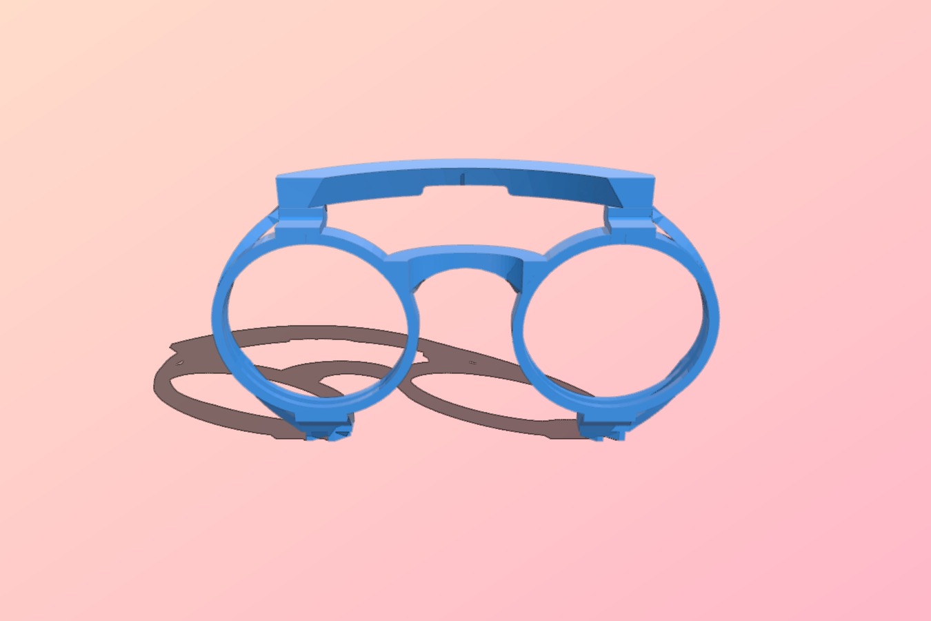 Oculus CV1 prescription fixed-frame with Higher Bridge（15mm vertex distance）