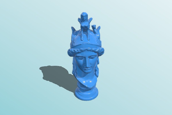 Head from the Athena Hope-Farnese | 3d print model