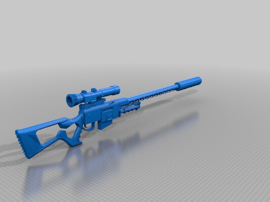 SUPER SHOOTGUN SNIPER EMRE | 3d print model