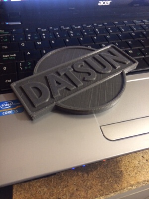 Datsun Logo | 3d print model