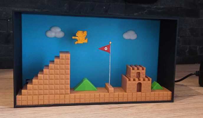 Diorama Mario | 3d print model