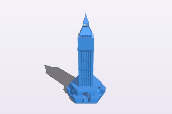 GraviTrax compatible Big Ben of London scenic tile | 3d print model