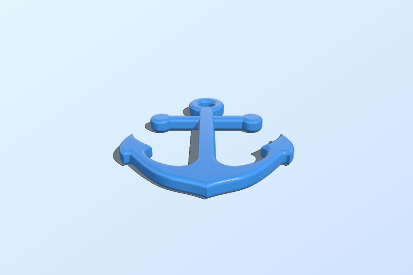 Anchor necklace pendant