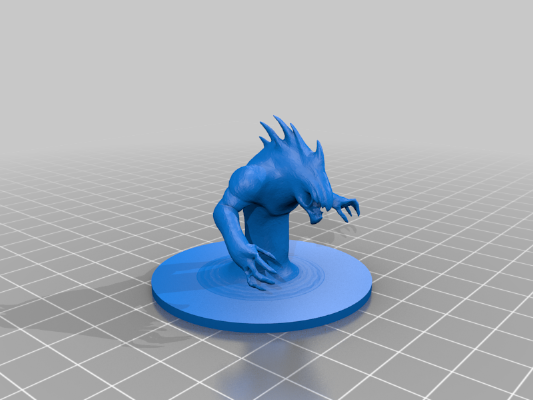 Water Elemental For Table Top | 3d print model