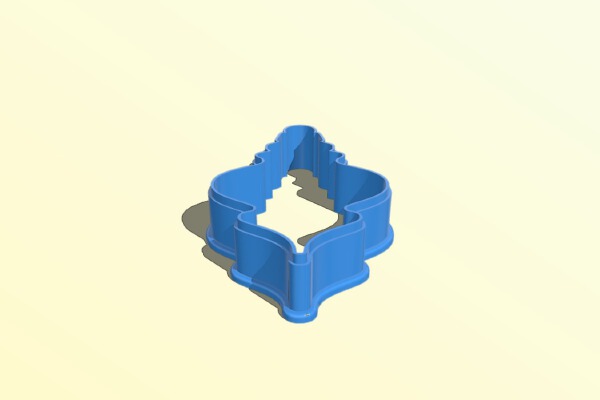 Christmas ornament gingerbread or cookie cutter | 3d print model