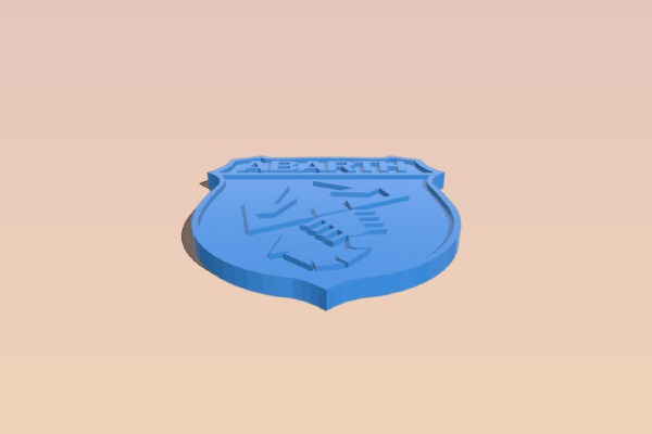 Abarth Logo | 3d print model