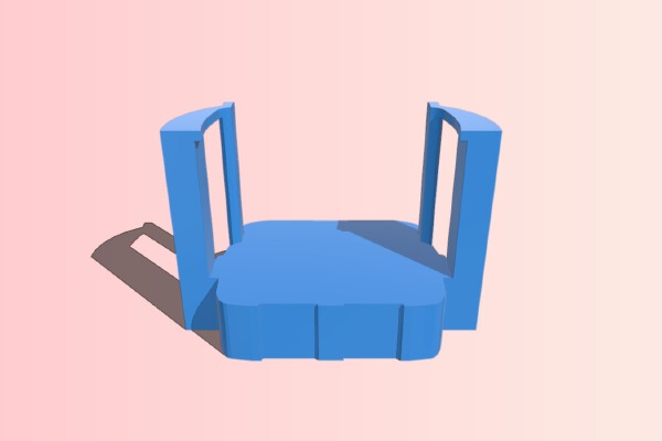 Motorola Battery Charge Base Adapter | 3d print model